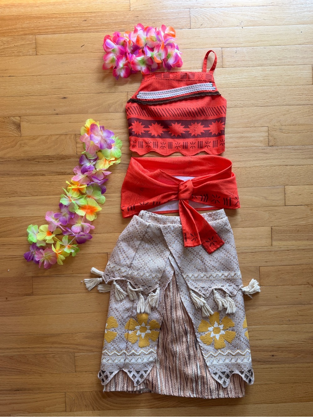 Disney Store Moana Costume Girls Size 5/6 Official Tagged 🌺